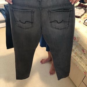 🛍️7 for all mankind gray jeans